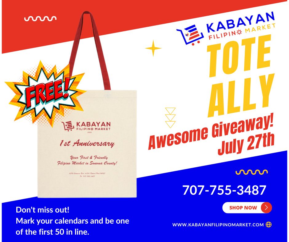 Kabayan Tote Giveaway